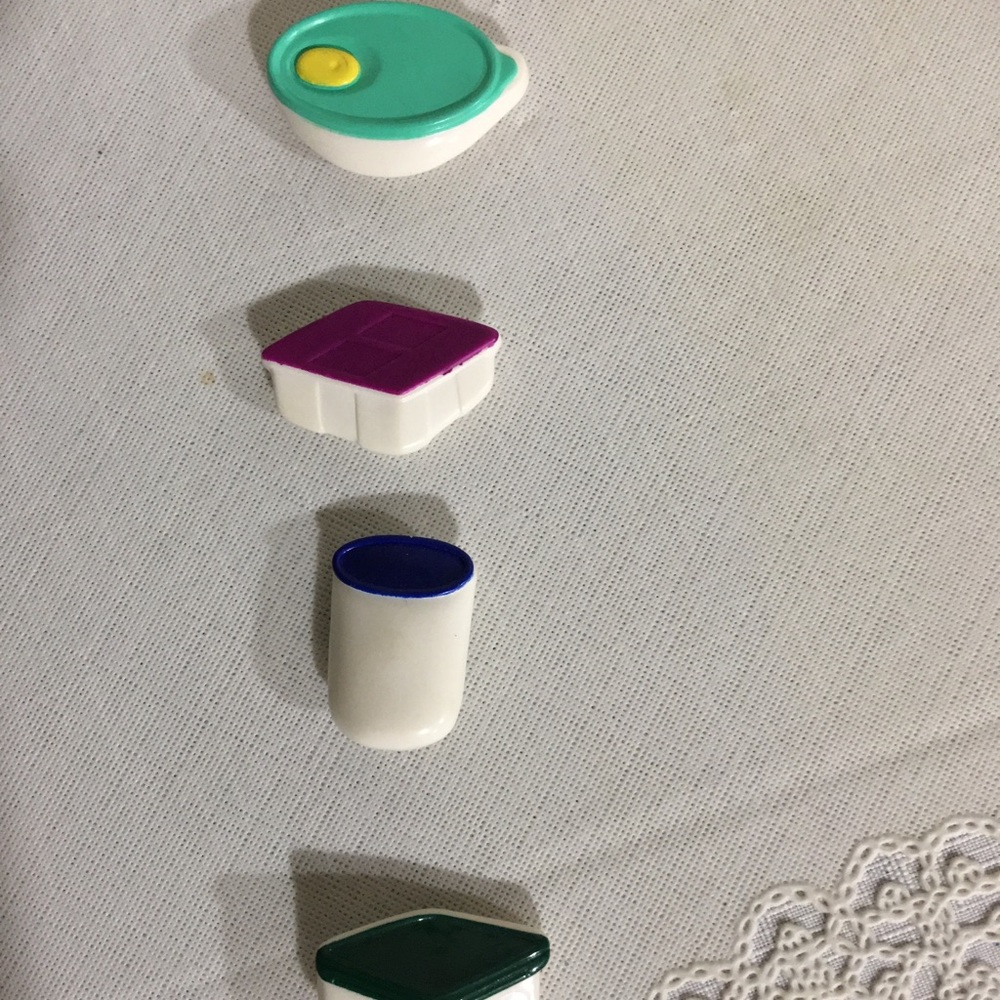 Button covers by Tupperware